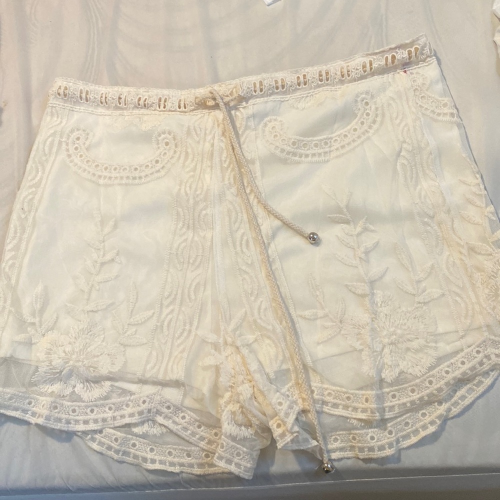 White shorts